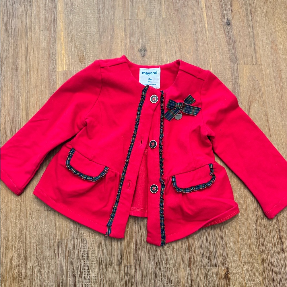 Mayoral Red Baby jacket